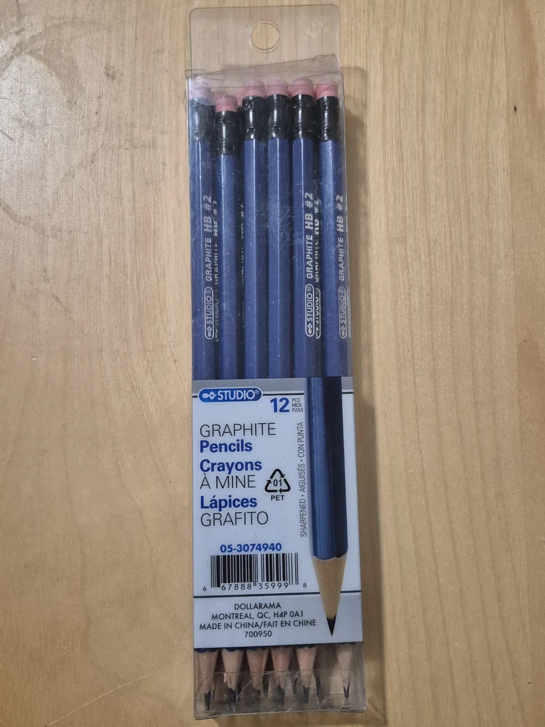 BN)Studio Graphite HB #2 Pencils - 12 Pack