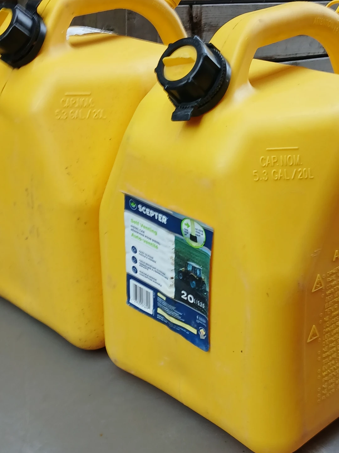 Scepter Self-Venting Diesel Can 20L