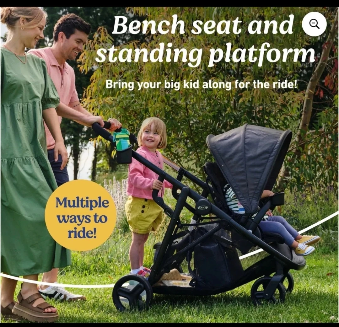 Graco Double Stroller - Black - photo 3