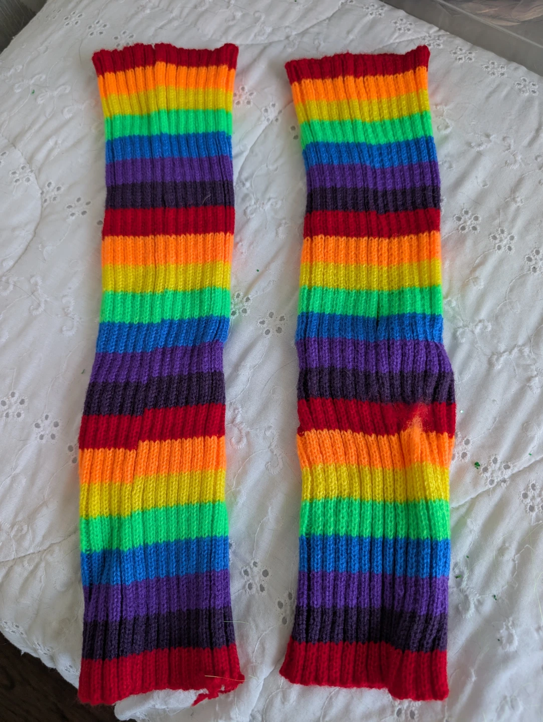 Rainbow Bundle - Tutu, Bracelets, Necklaces & Legwarmers - photo 3