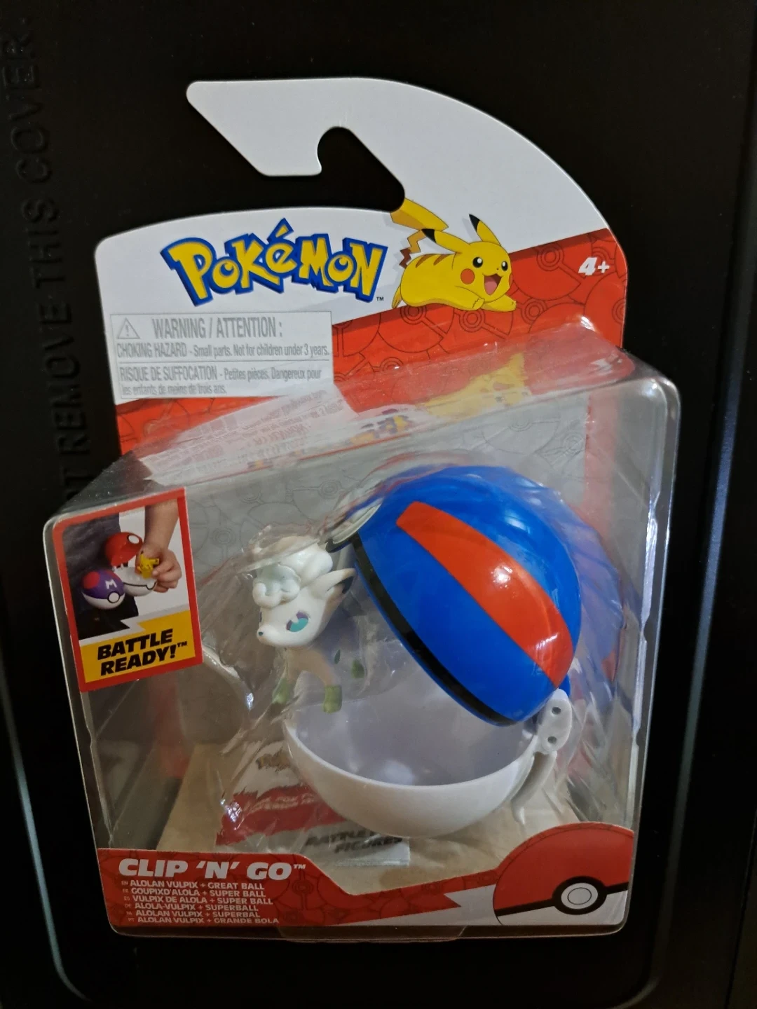 Pokemon Clip 'N' Go Alolan Vulpix + Grear Ball Set - photo 2