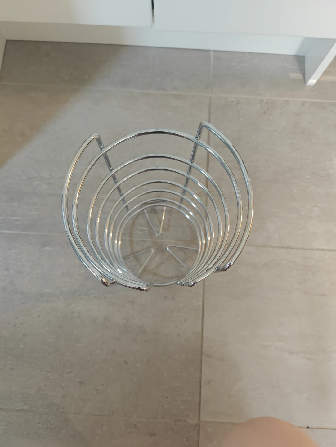 Chrome Metal Toilet Paper Holder Stand - photo 3