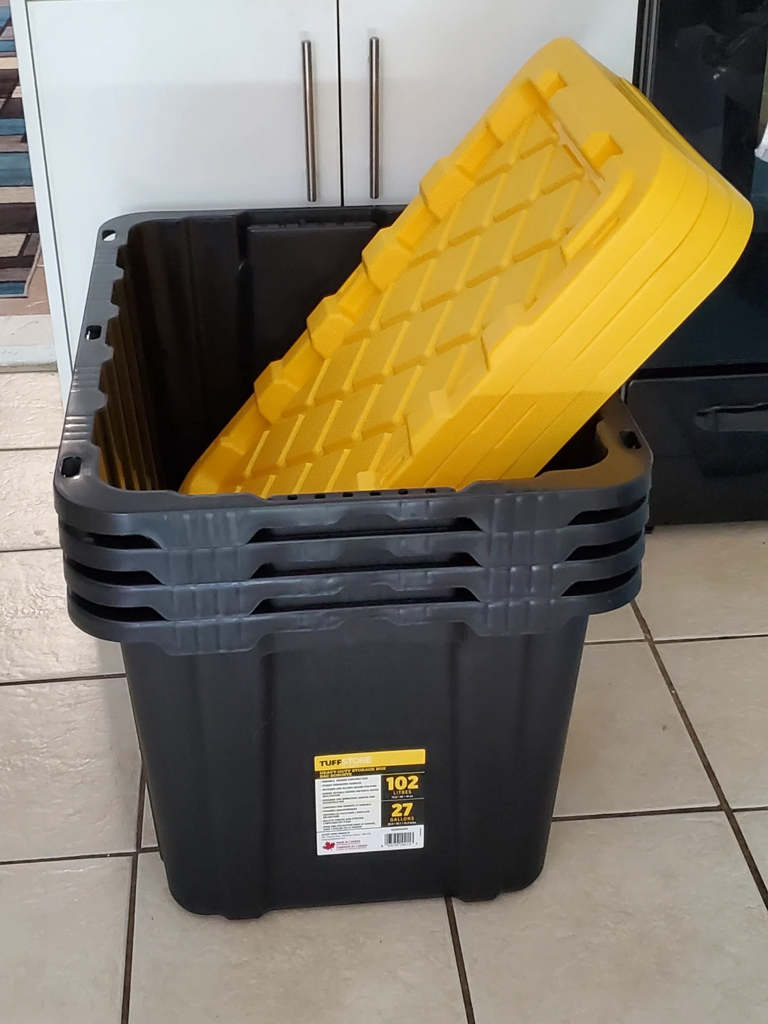 4 Tuff Store Heavy-Duty Storage Box