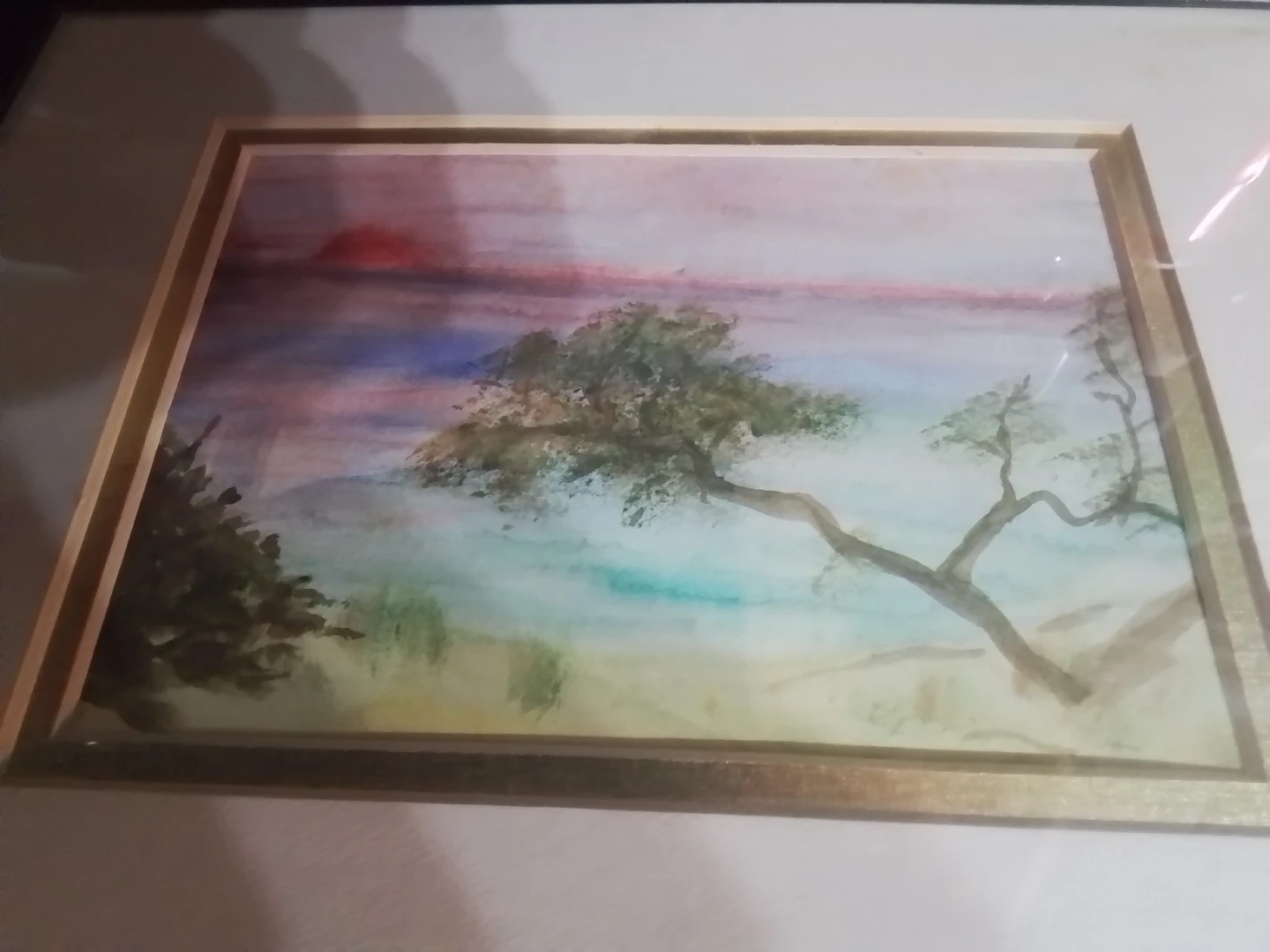 Framed Watercolour Art - Two Landscape Scenes - photo 5
