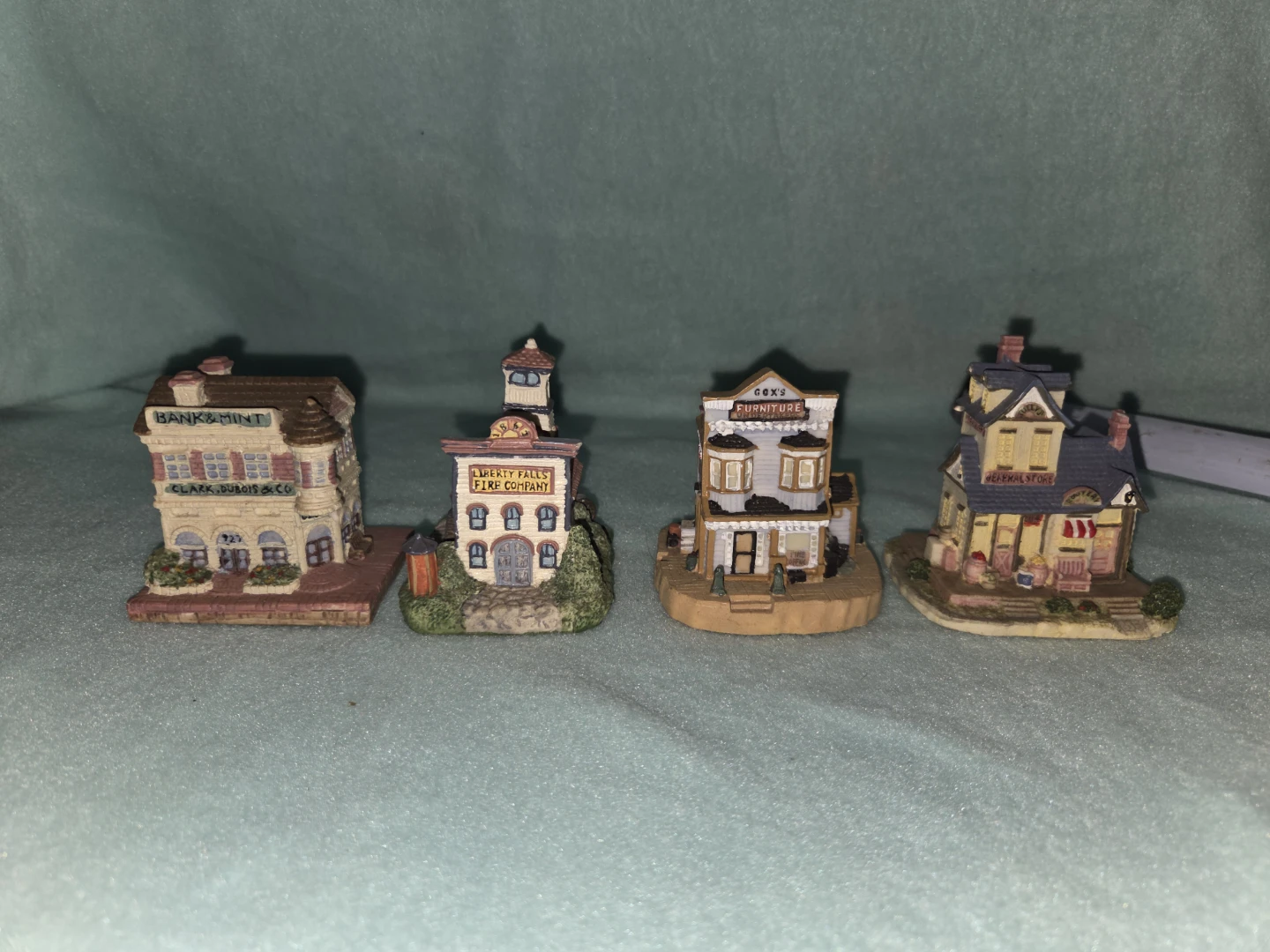 Collection of 4 Miniature Buildings