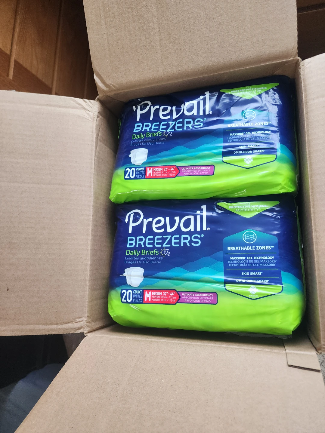Prevail Breezers Daily Briefs - Medium (4 Bags of 20) - photo 2