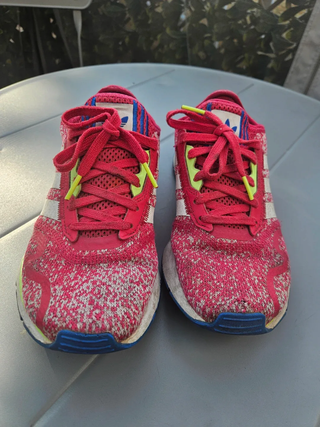 Adidas Running Shoes - Pink/White/Blue