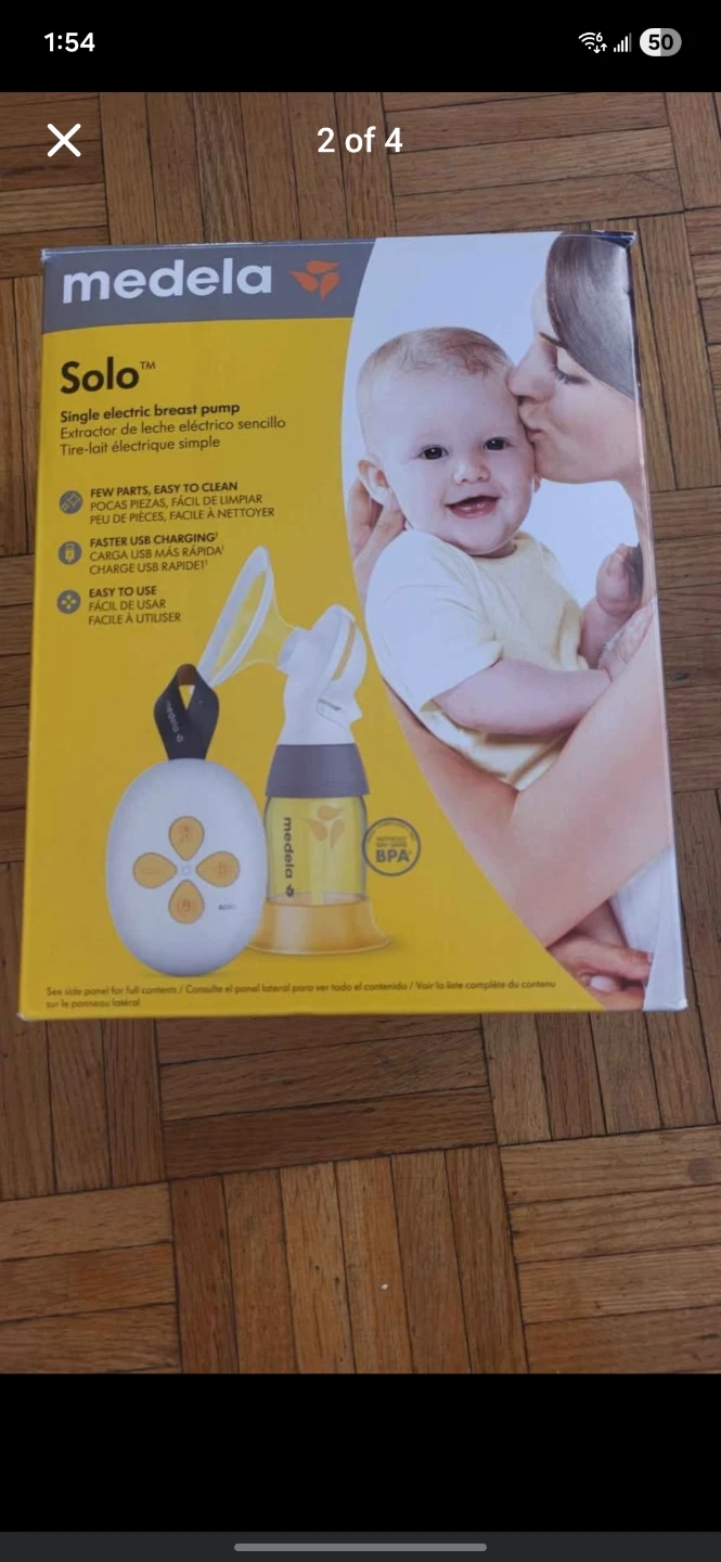 Never used - Medela Solo Single Electric Breast Pump