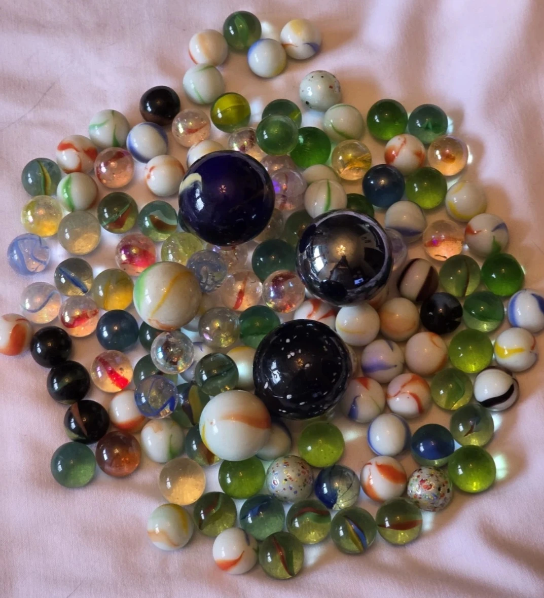 Over 550 mixed marbles $50 for all! - photo 2