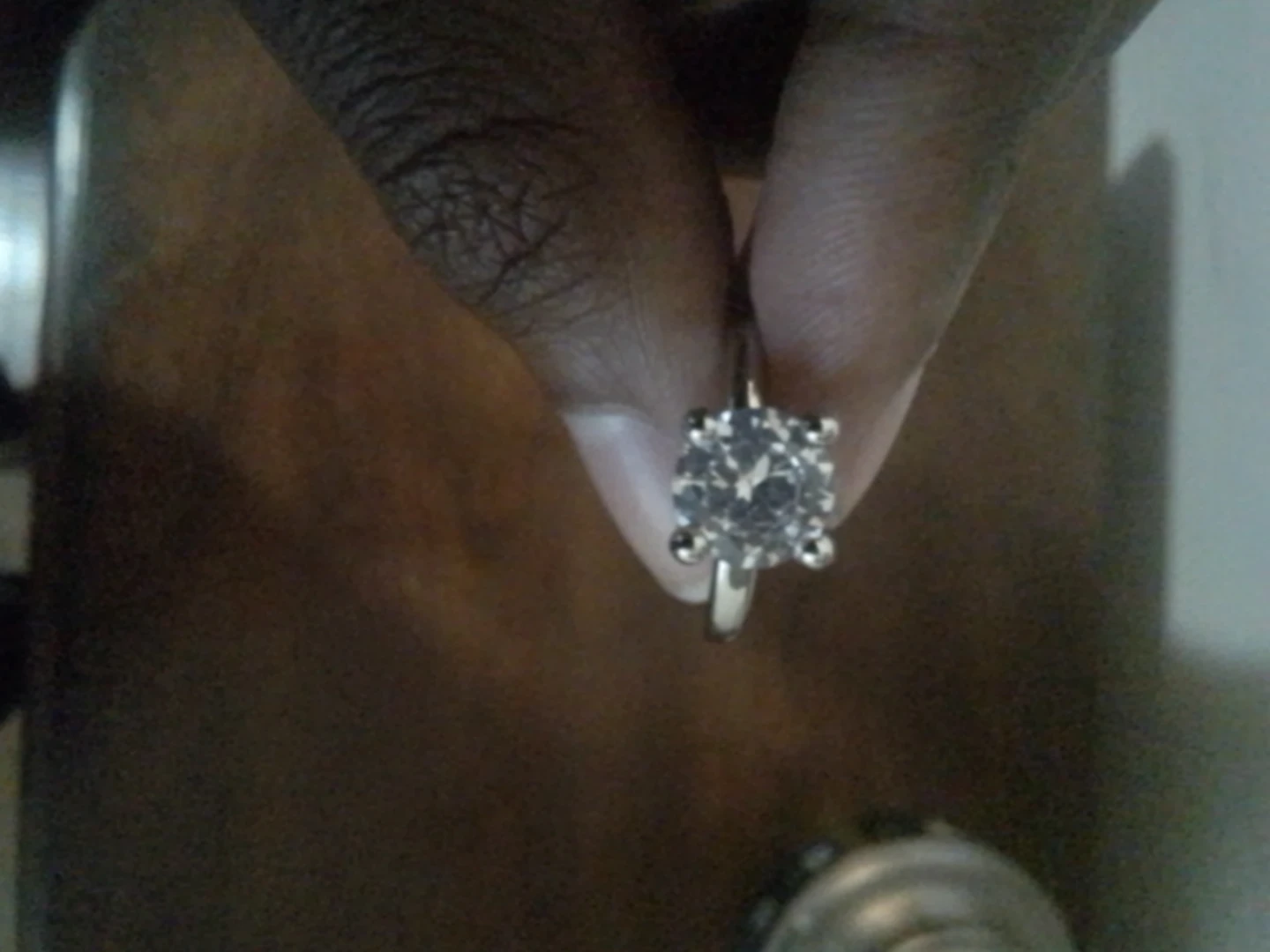 Diamond Solitaire Engagement Ring - photo 2