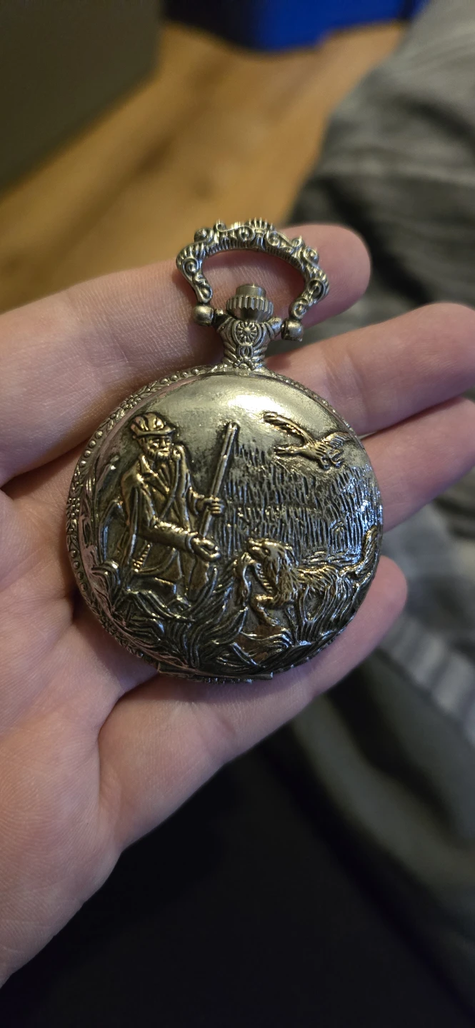 TIME ZONE Quartz Pocket Watch
