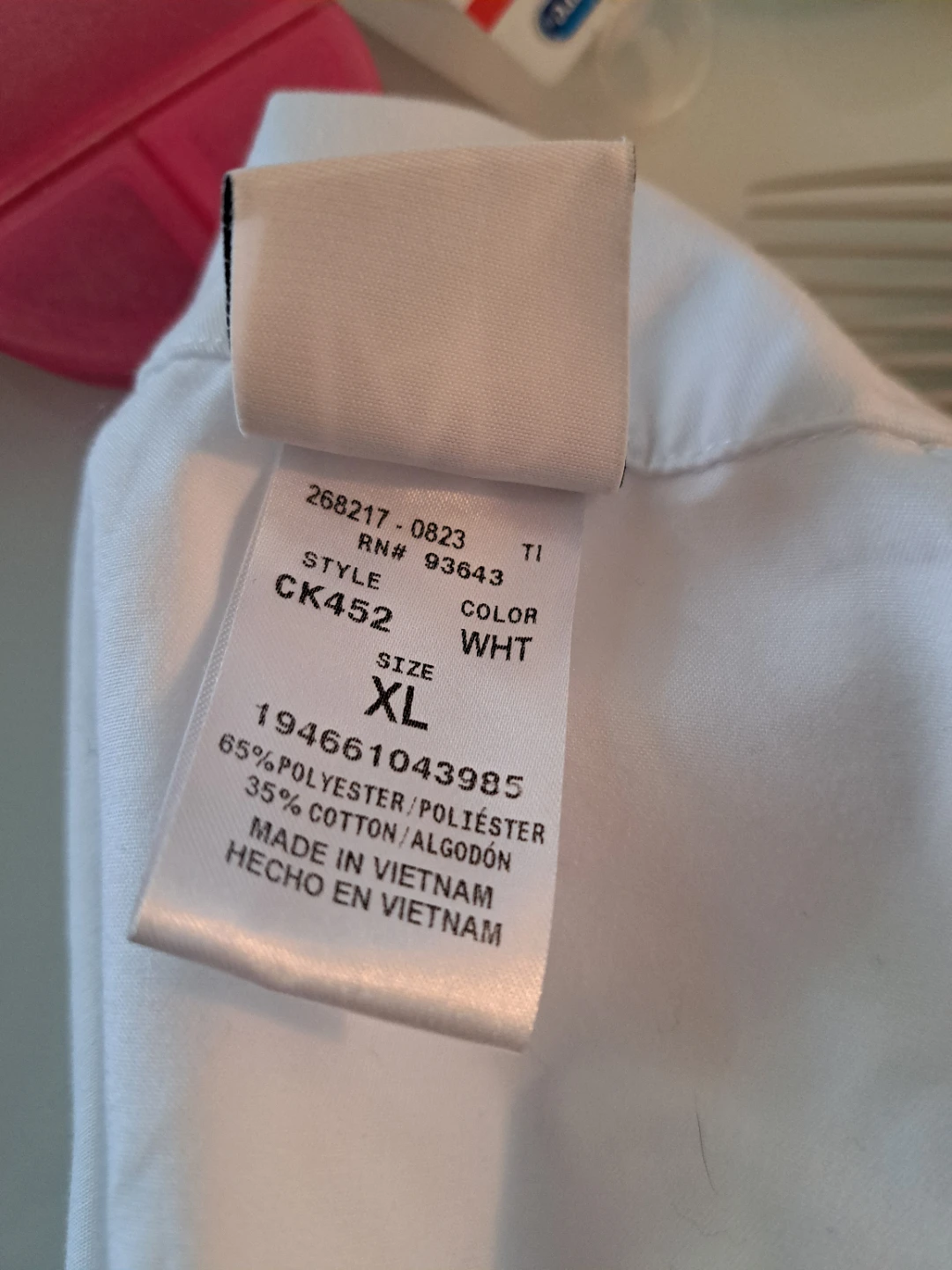 Cherokee Project Lab White Lab Coat XL - photo 5