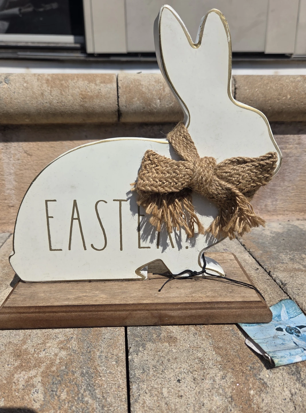 White Easter Bunny Decoration
