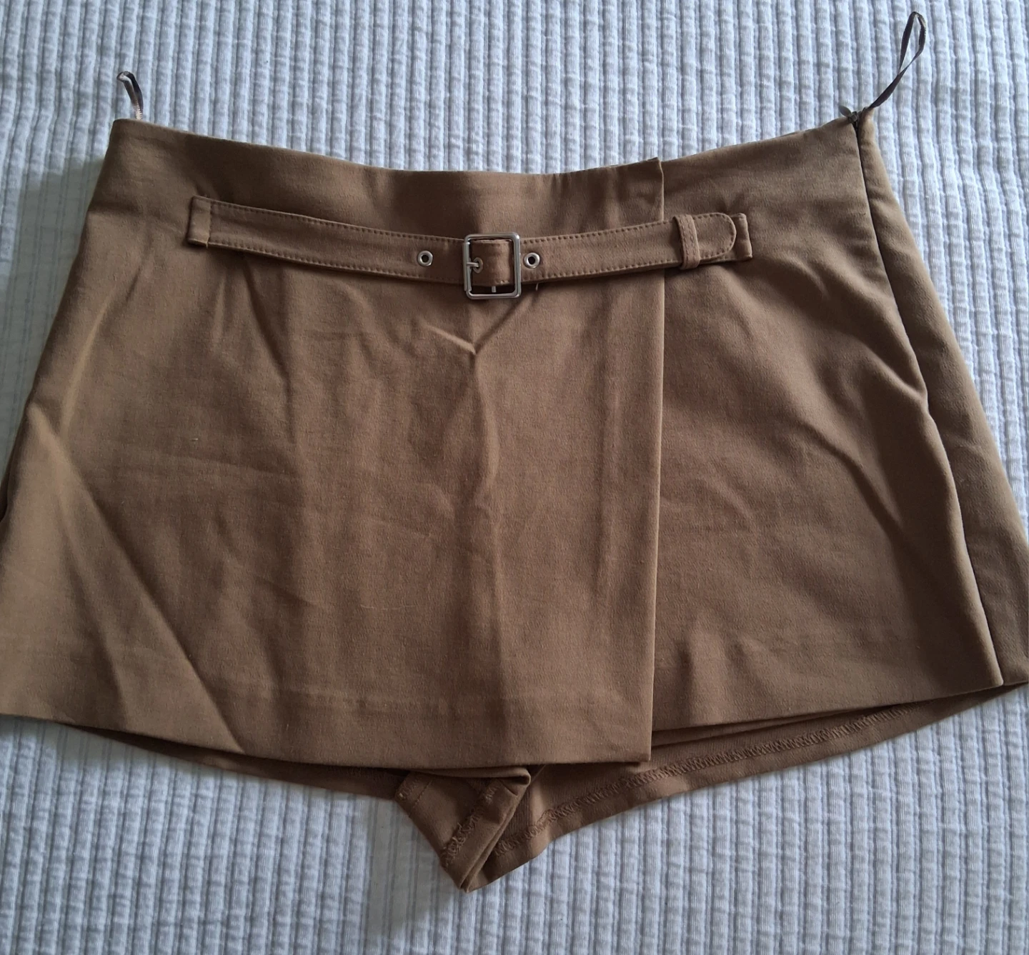 ZARA Brown Skort with Belt Size M