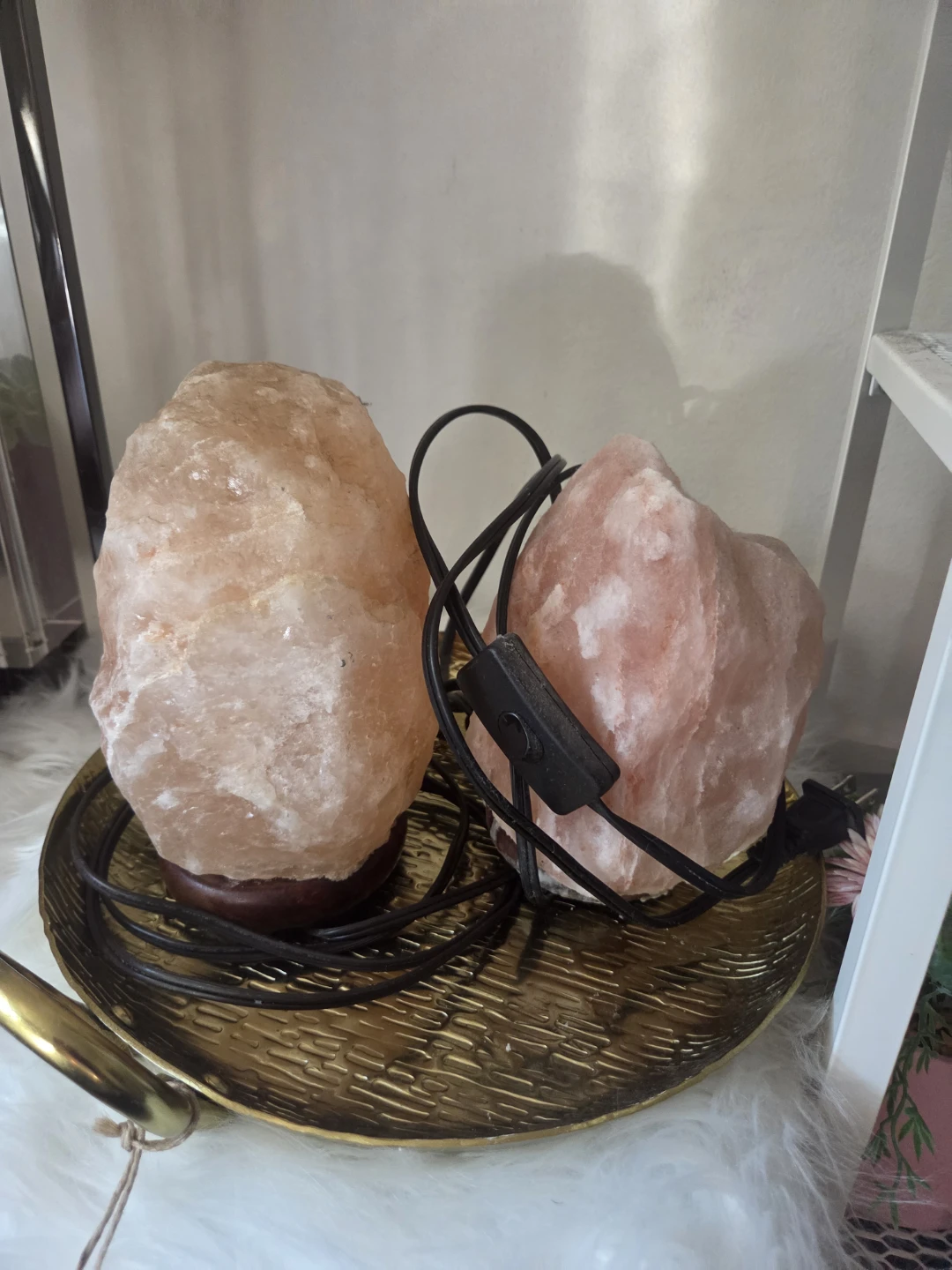 Two Himalayan Salt Lamps