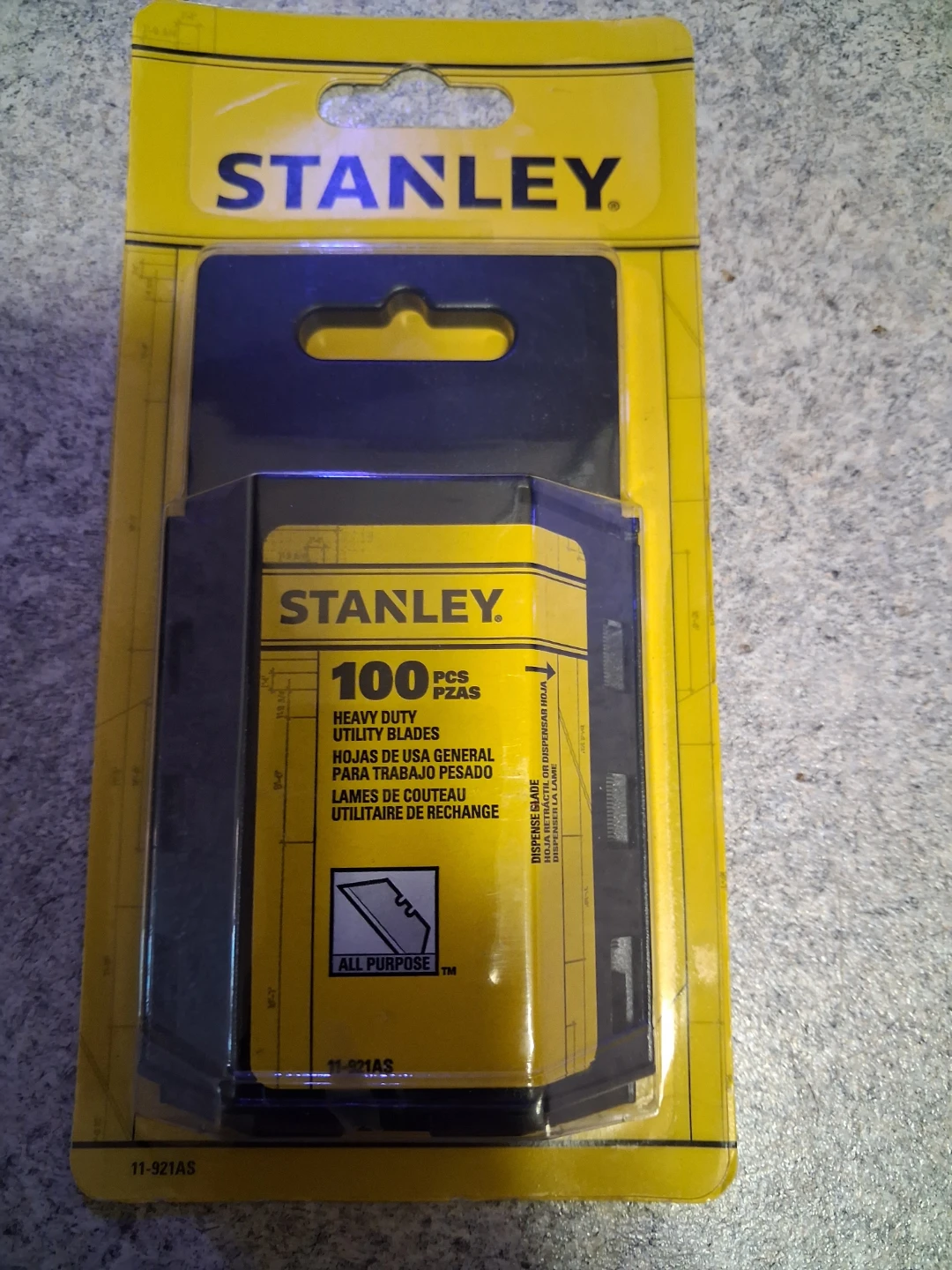 Stanley 100 Pcs Heavy Duty Utility Blades