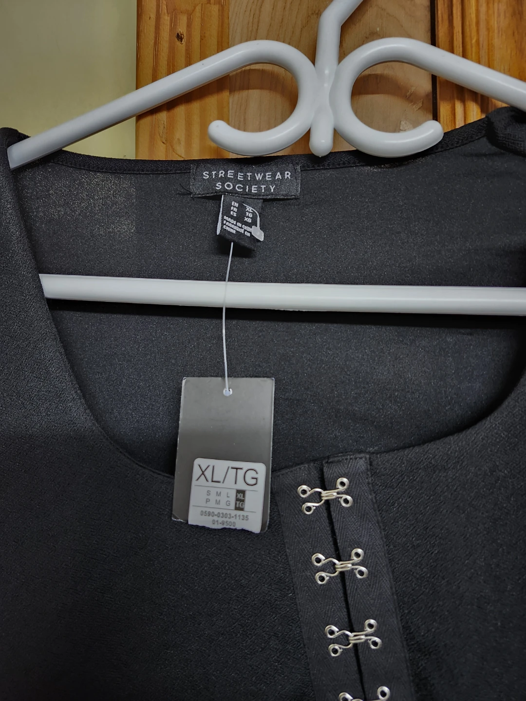 Streetwear Society Black Long Sleeve Bodysuit - photo 2