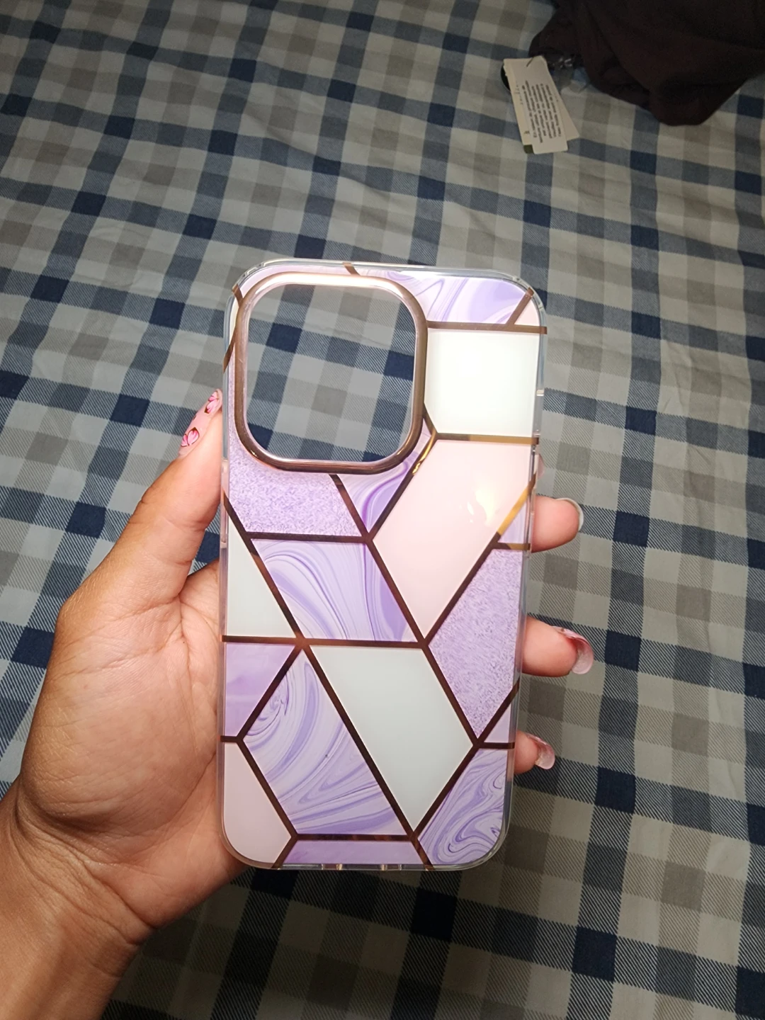 Phone Case with Geometric Design