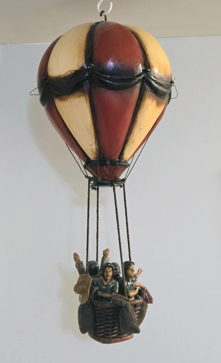 Vintage 1970's Allan Agohob Hanging Hat Air Balloon