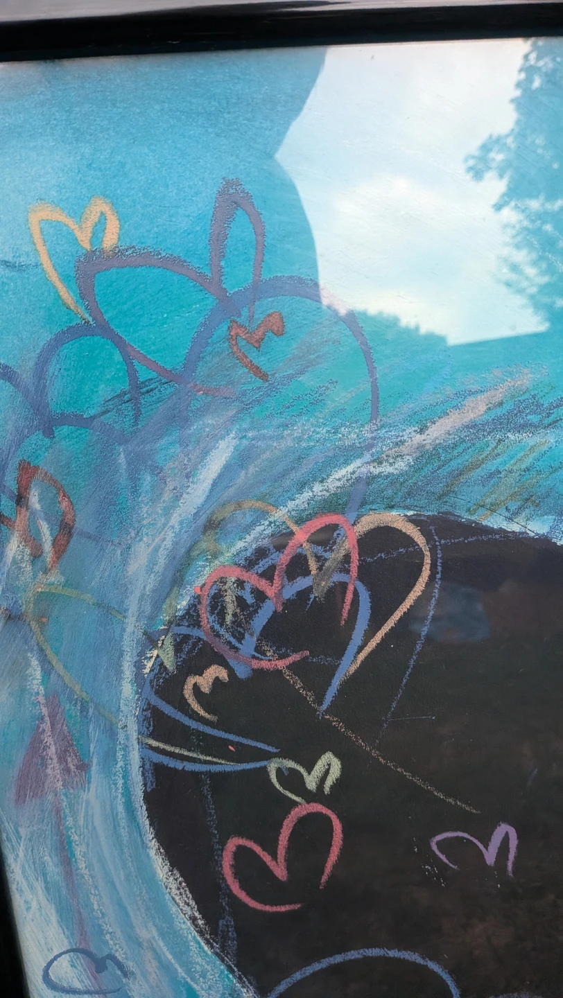 Framed Artwork (print) with Heart Design Germany - photo 2