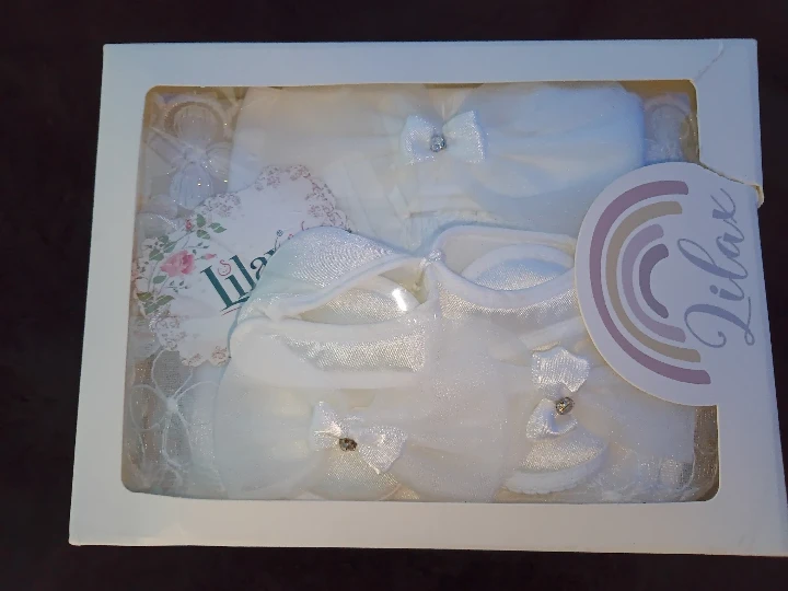 LILAX Baby Dress Set with Headband and Shoes - photo 2