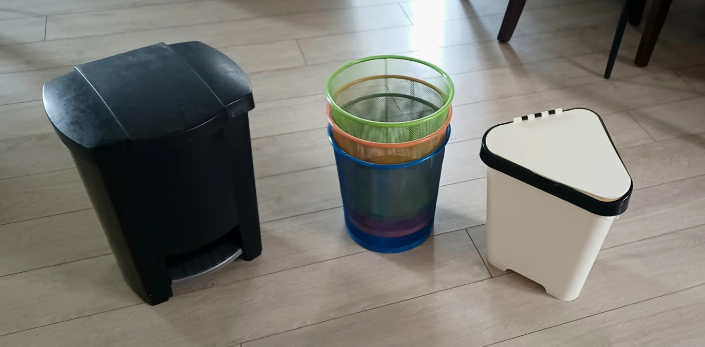 Garbage bins and baskets/ $10 EACH