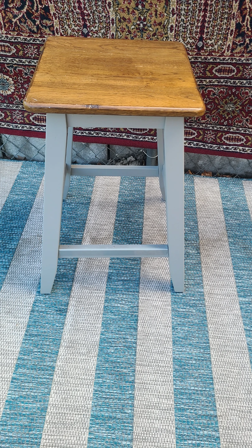 Wooden Seat Stool - photo 2