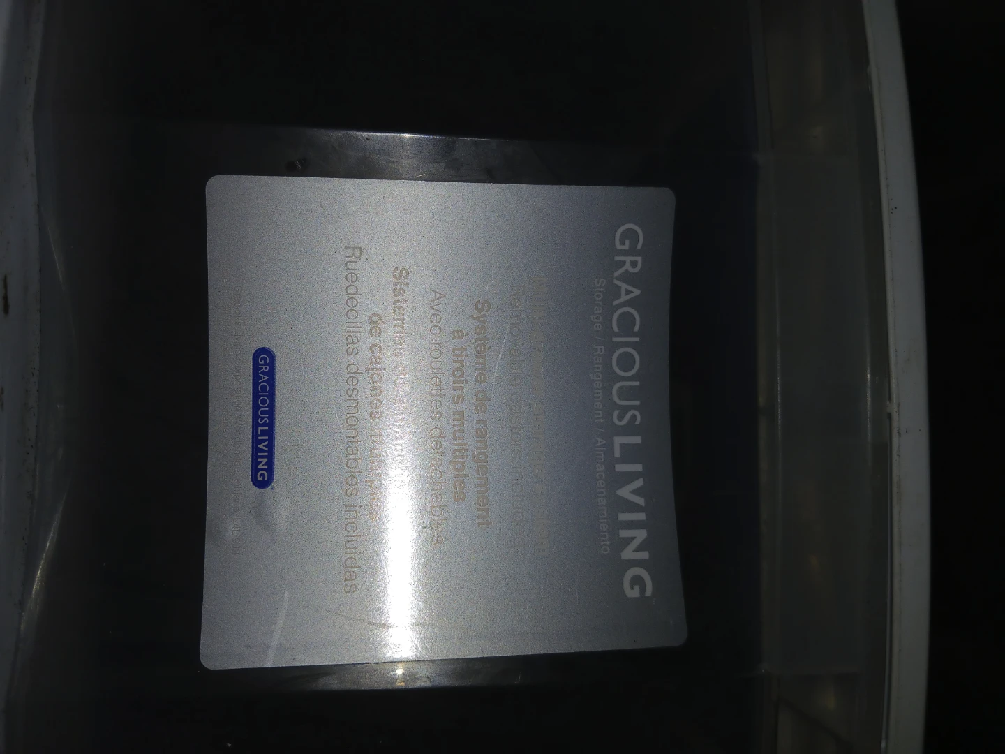 Gracious Living 3-Drawer Storage Unit - photo 3