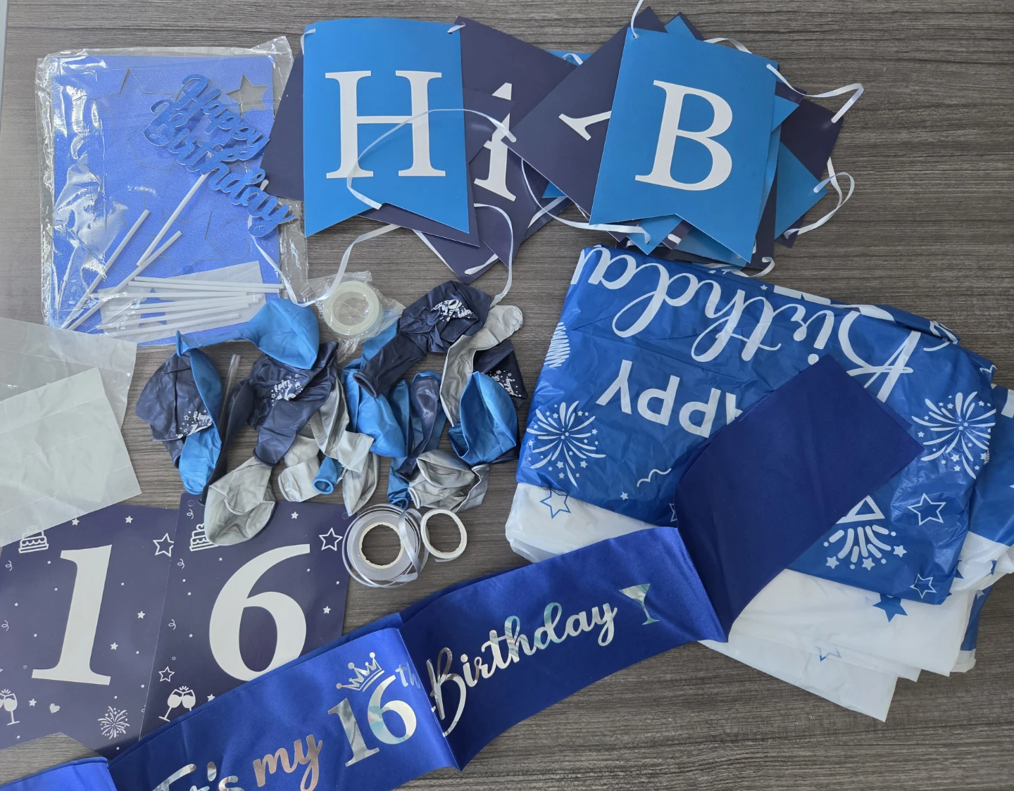 16th Birthday Party Decor