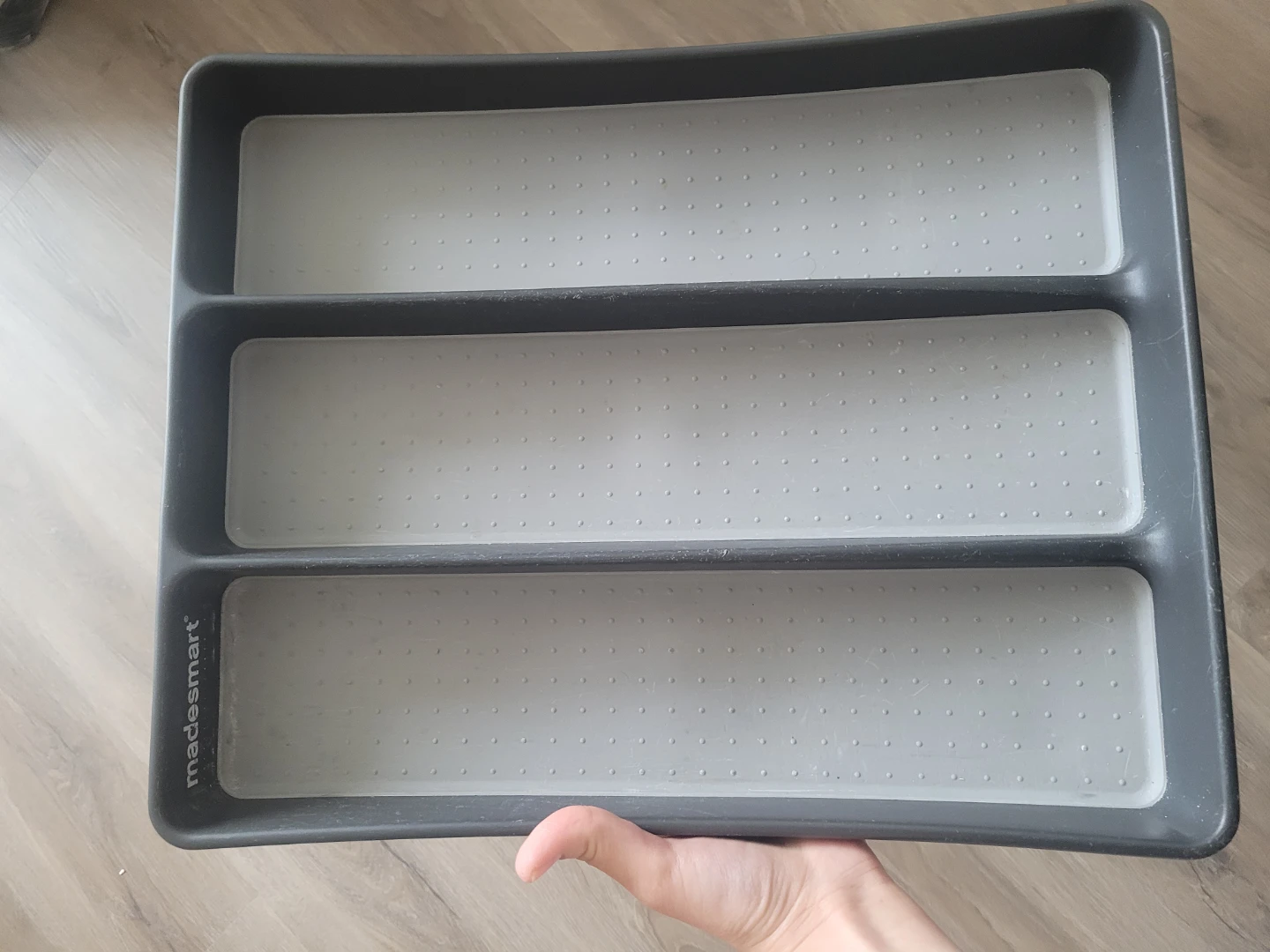 madesmart 3-Section Cutlery Organizer Tray