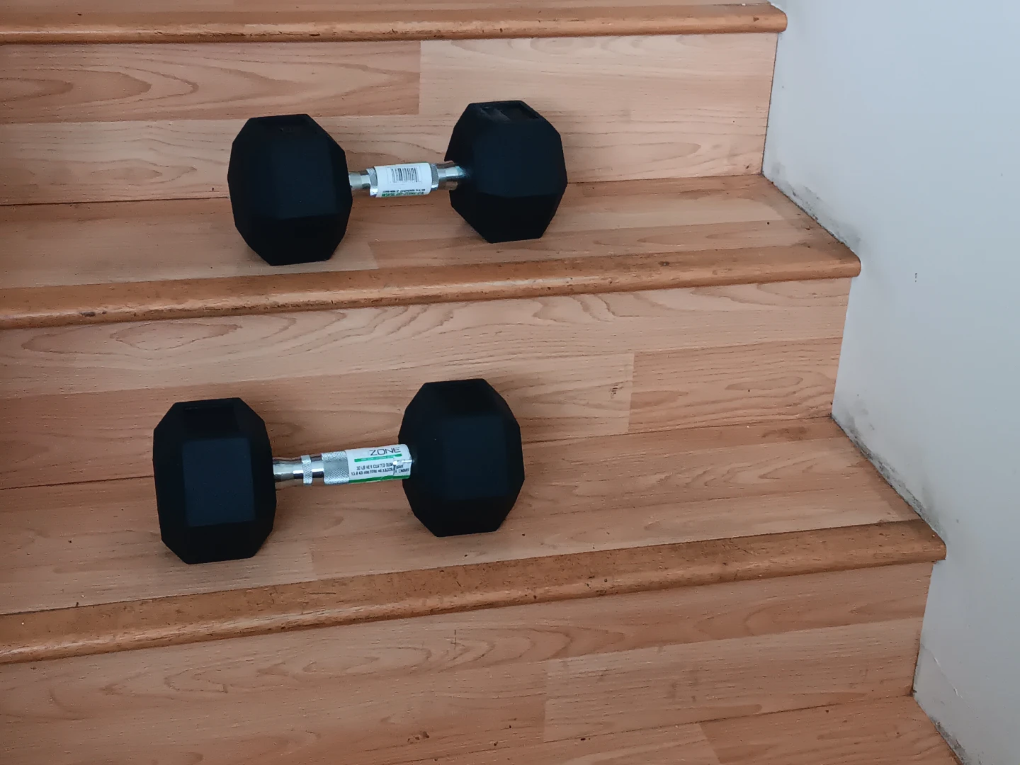 30 pair  ZONE Hex Dumbbells