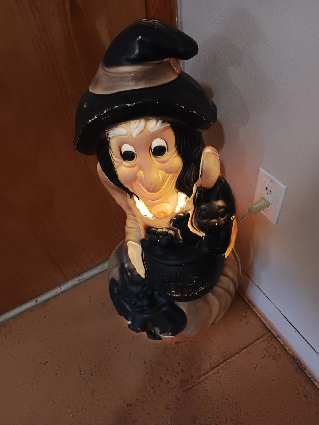 Vintage halloween  witch - photo 4