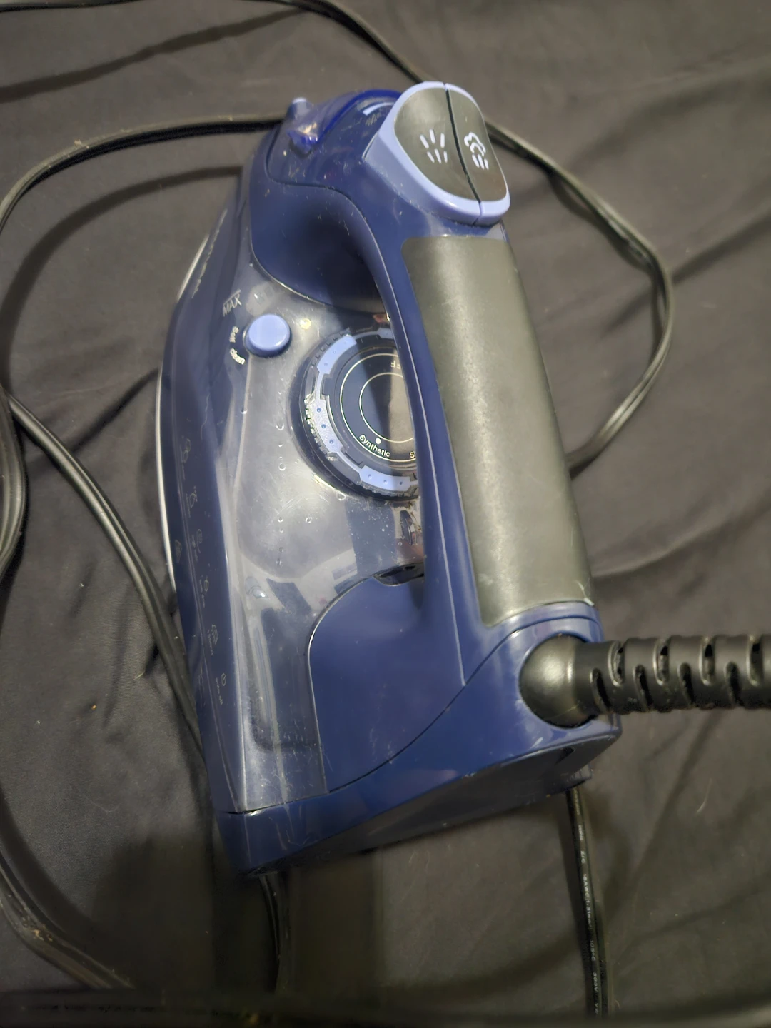Blue Steam Iron
