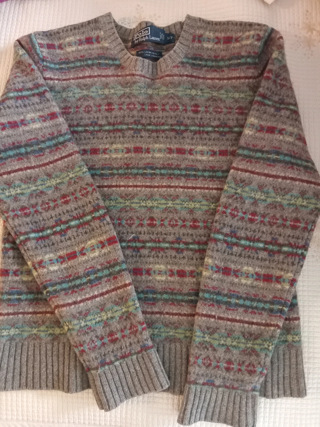 Polo by Ralph Lauren Fair Isle Wool Sweater S/P