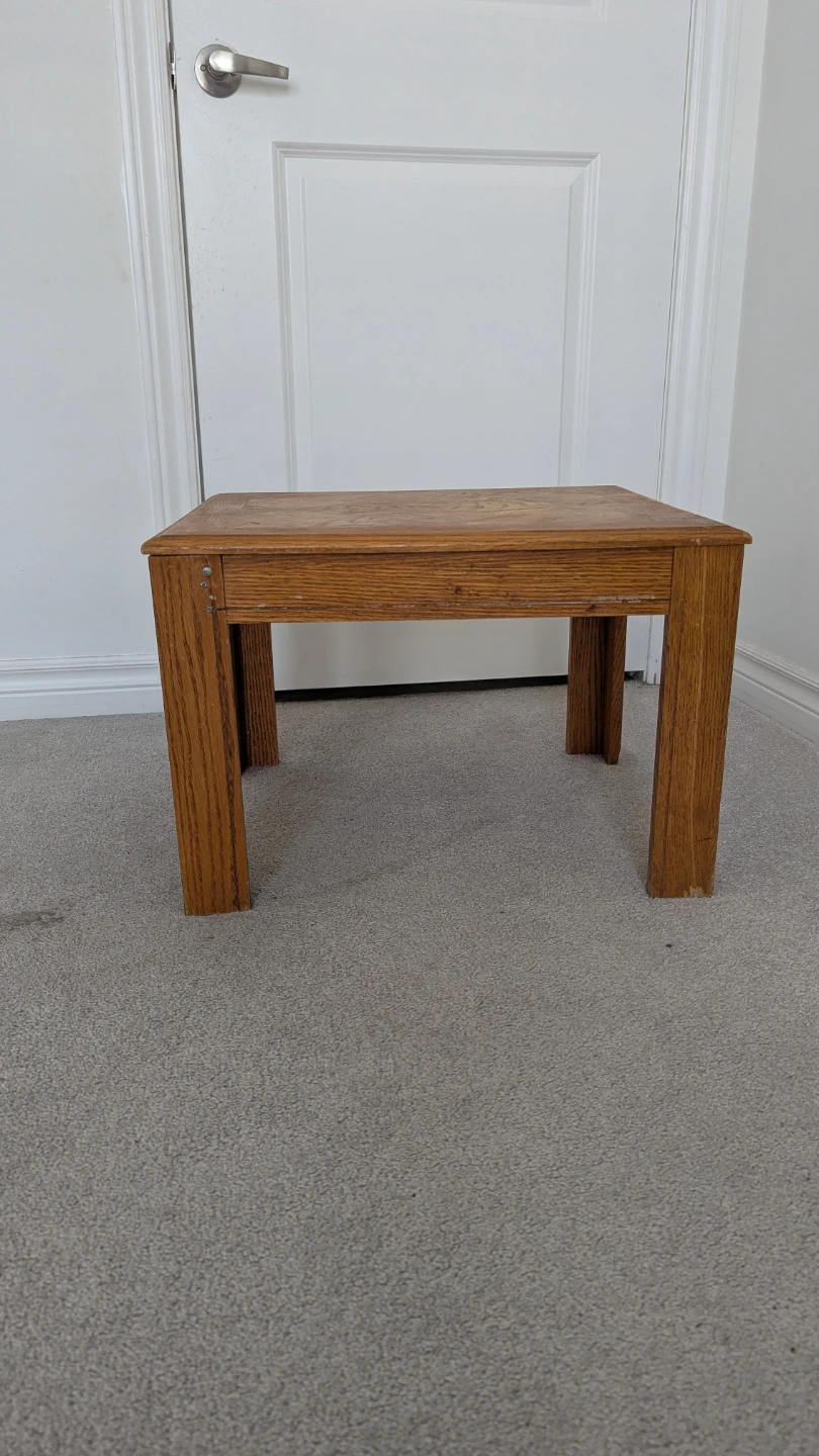 Wooden End Table