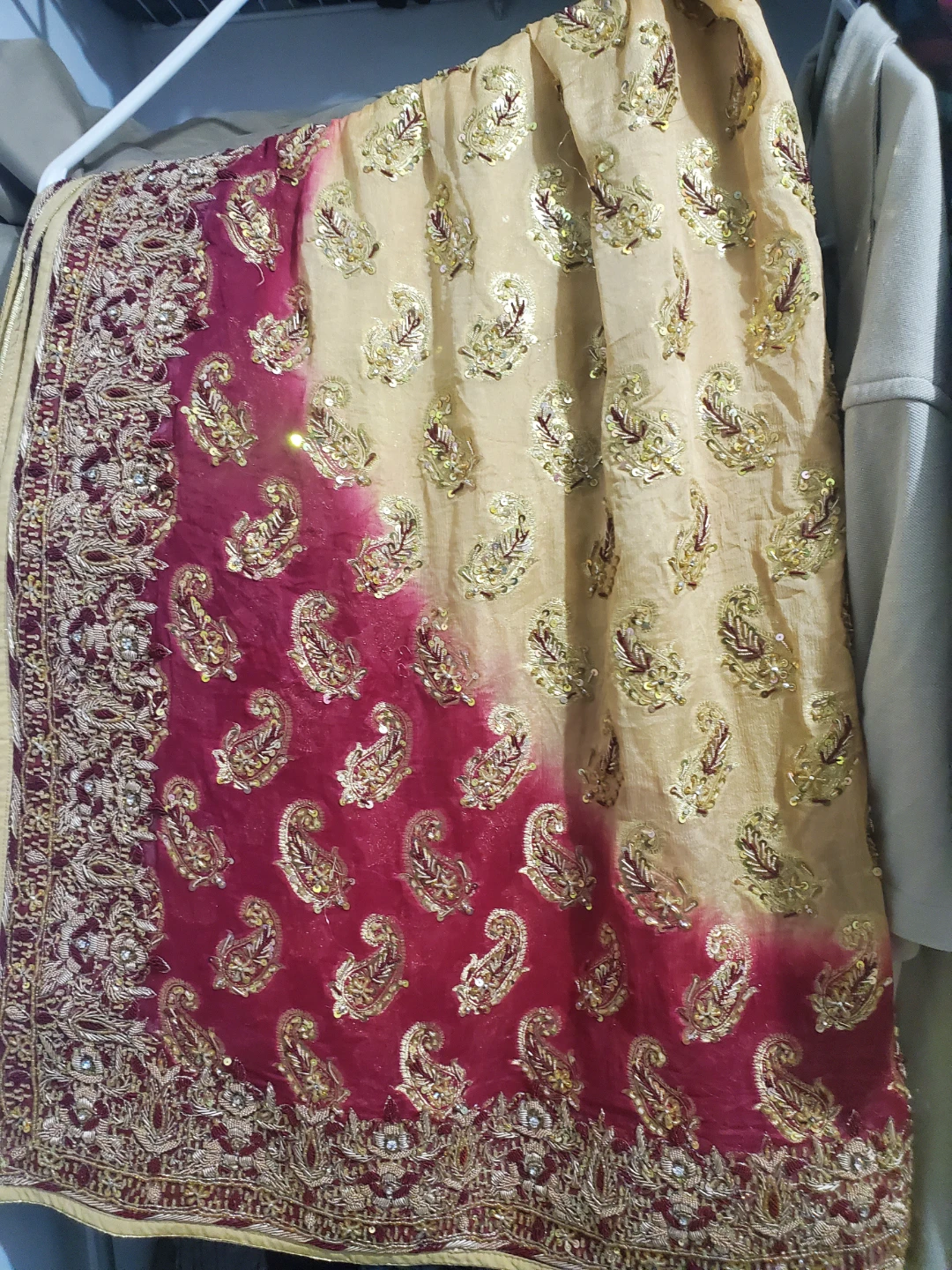 Wedding  duppta  with gharara size medium