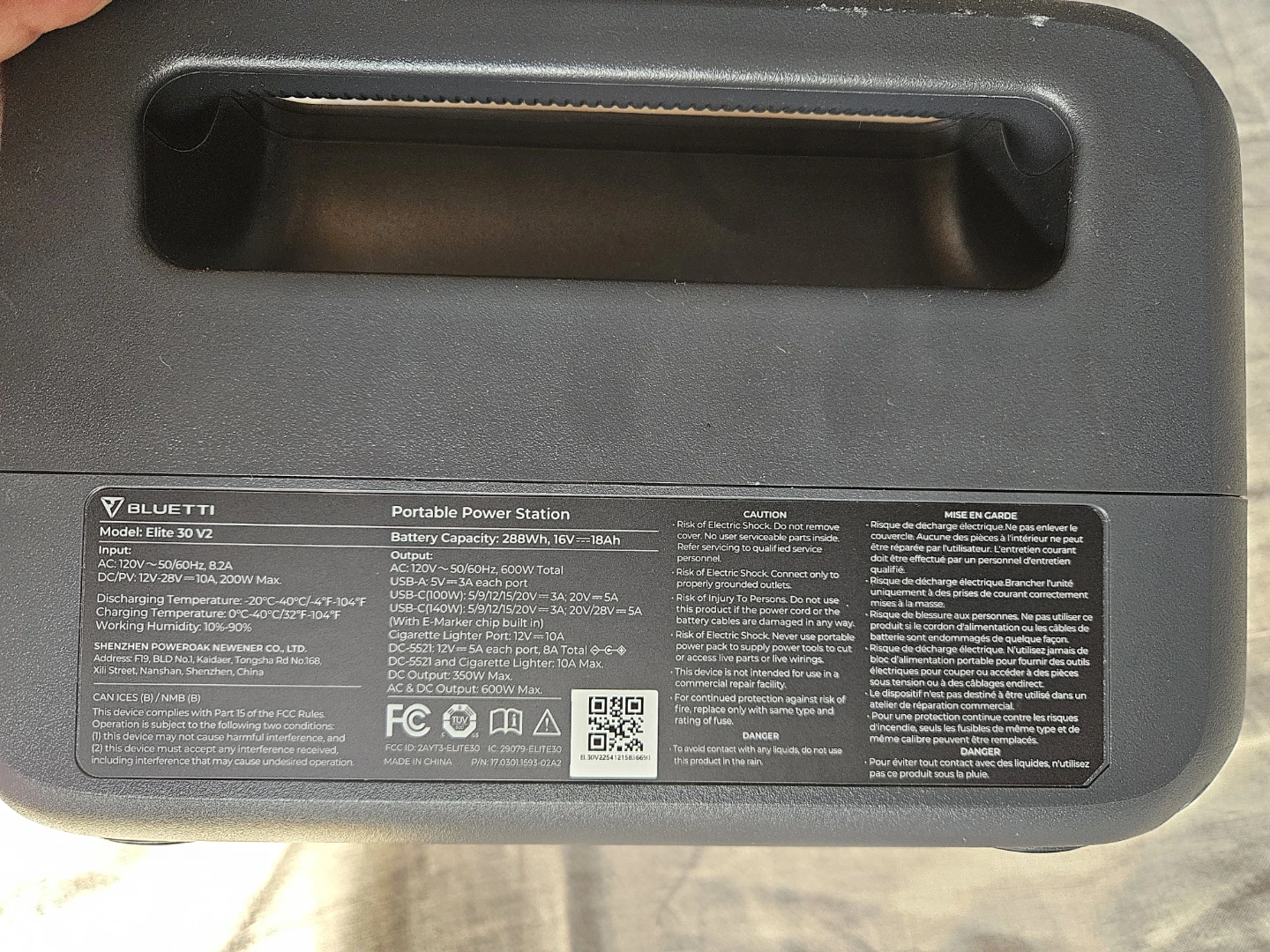 BLUETTI Elite 30 Portable Power Station 600W 288Wh - photo 5