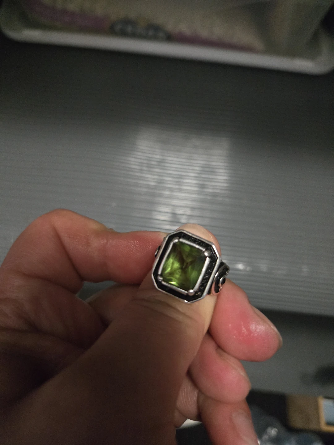 Men's Ring with Zultanite stone( changing  color- see pics) - photo 2