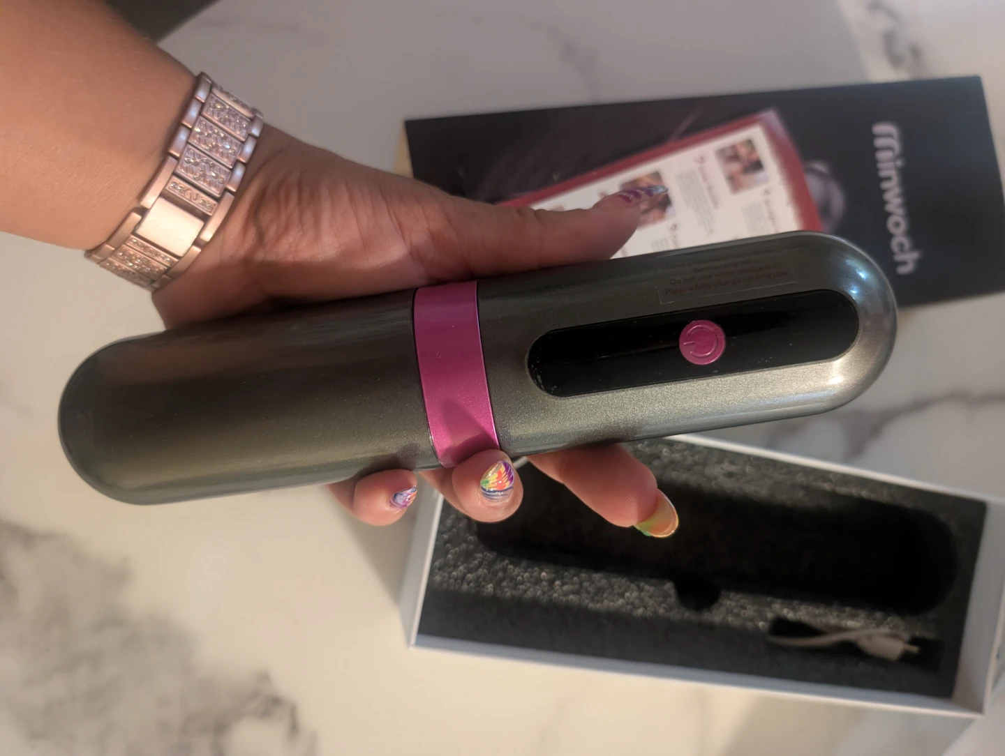 Minwooch Cordless Hair Curler - photo 2