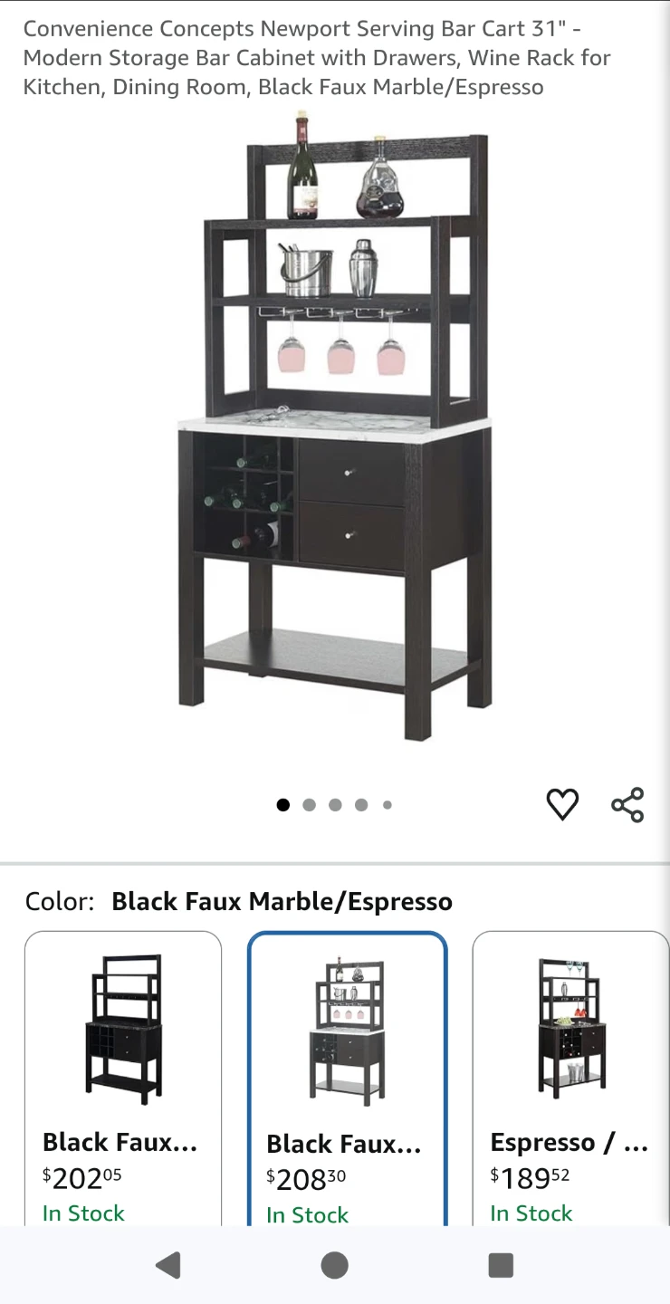 Serving bar cart - photo 3
