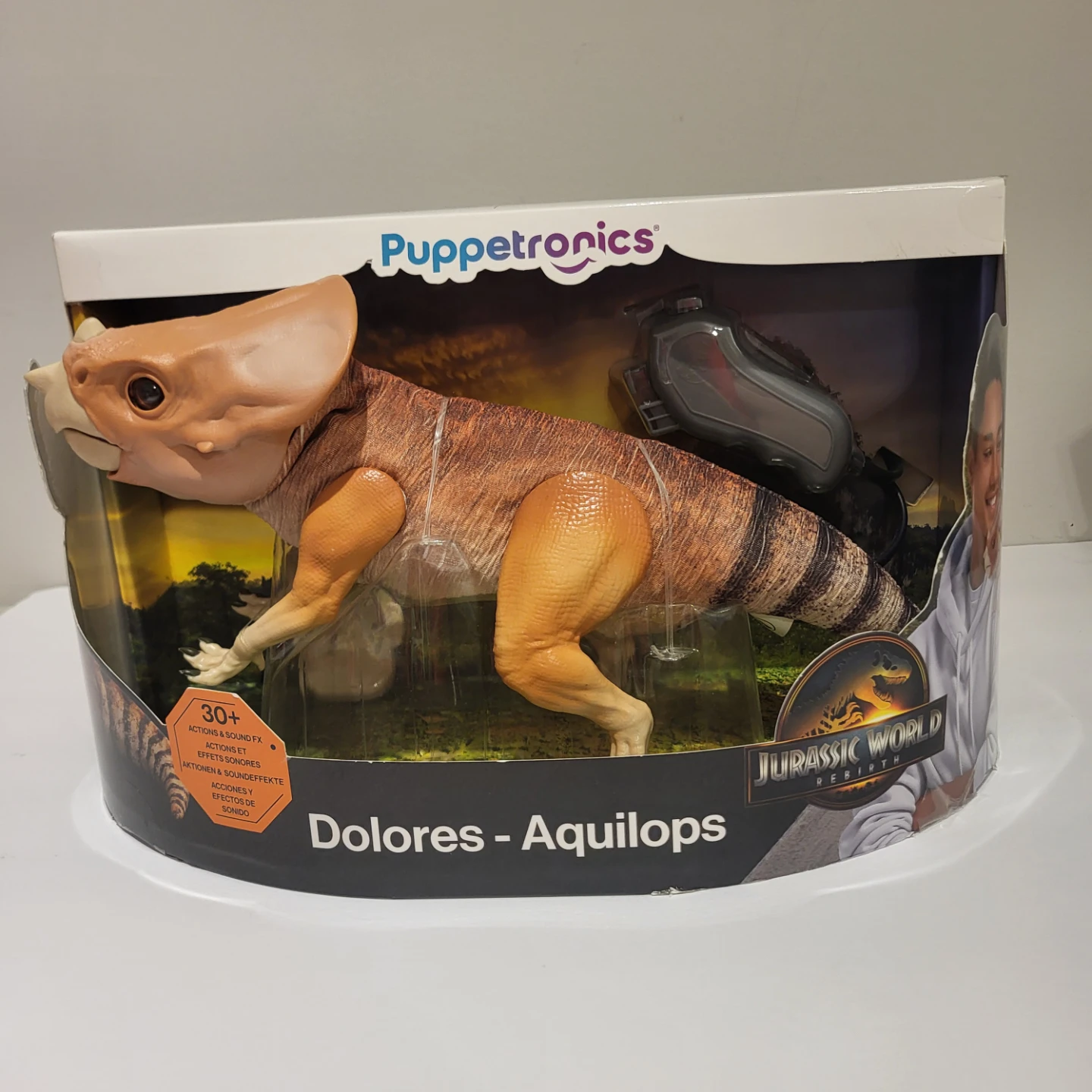 Puppetronix Dolores Aquilops Jurassic World toy