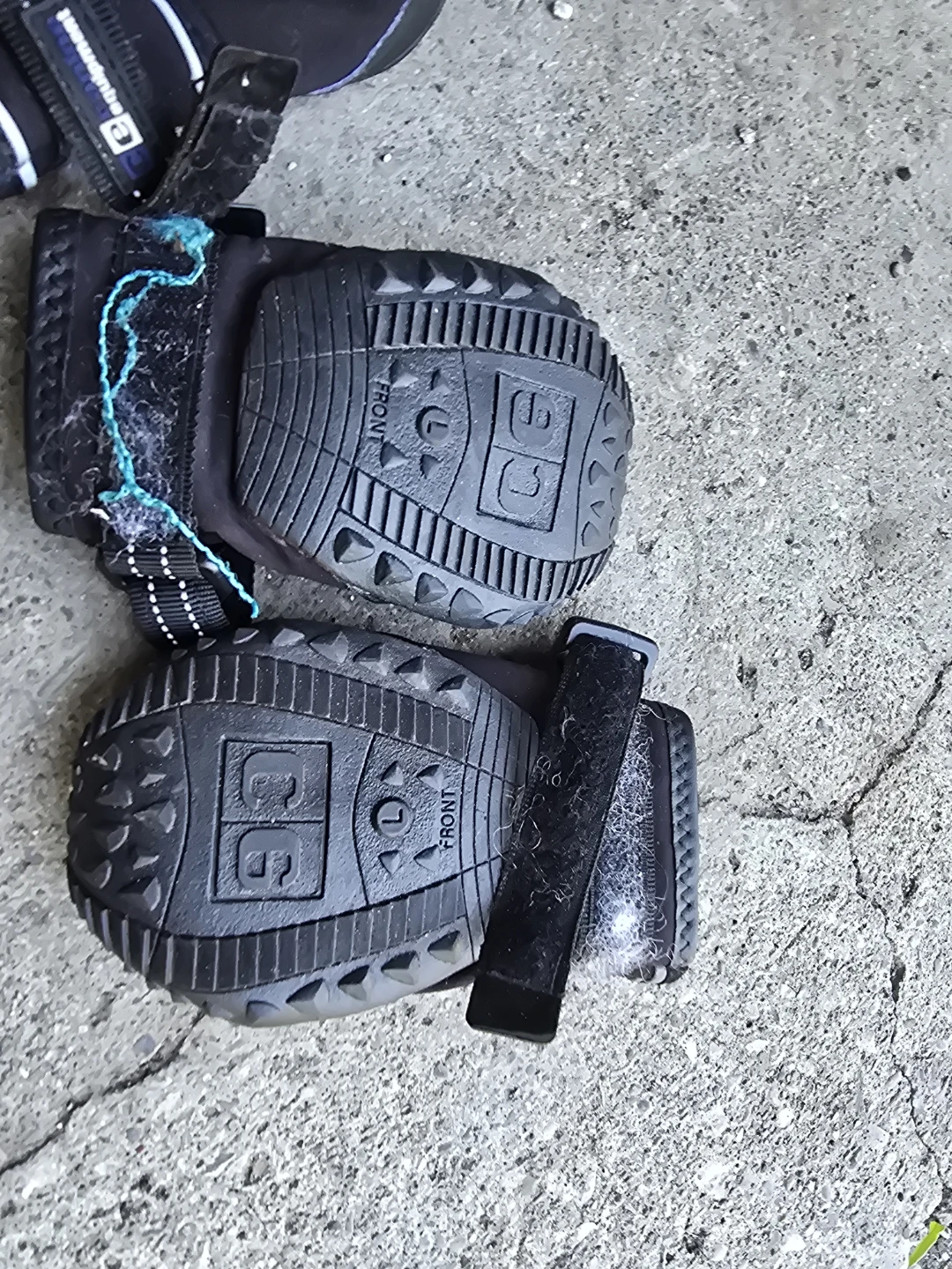 Pair of Black Dog Boots - Size Large - photo 3