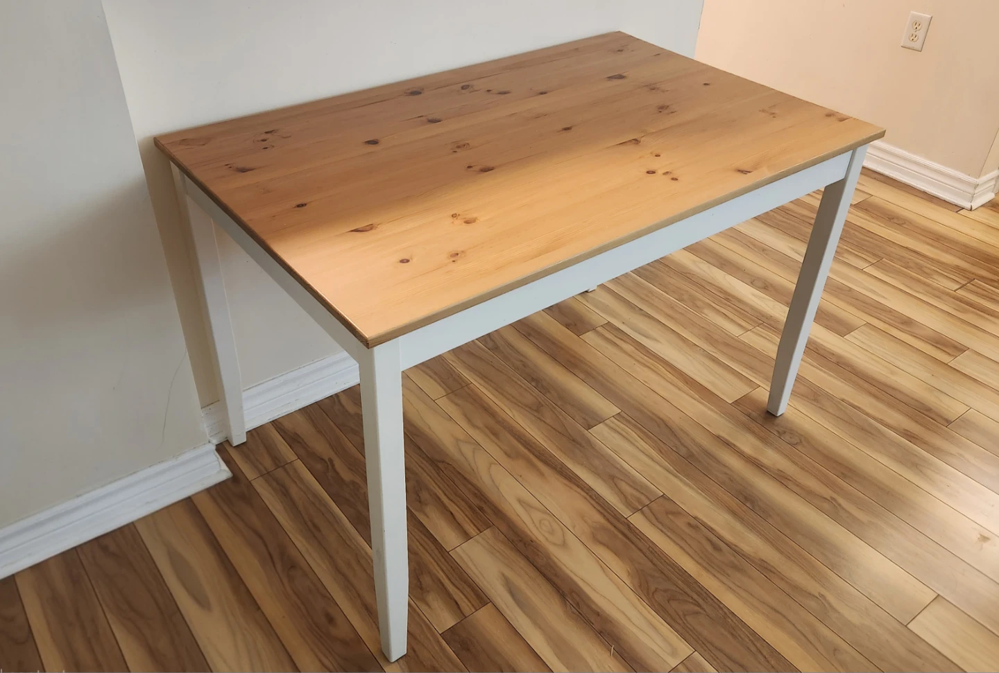 Ikea Wooden Top Table - photo 3