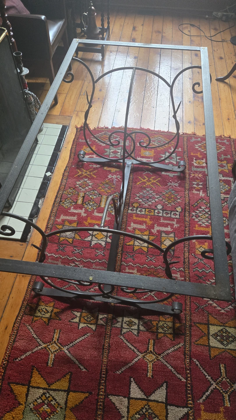 Wrought Iron Dining Table Base