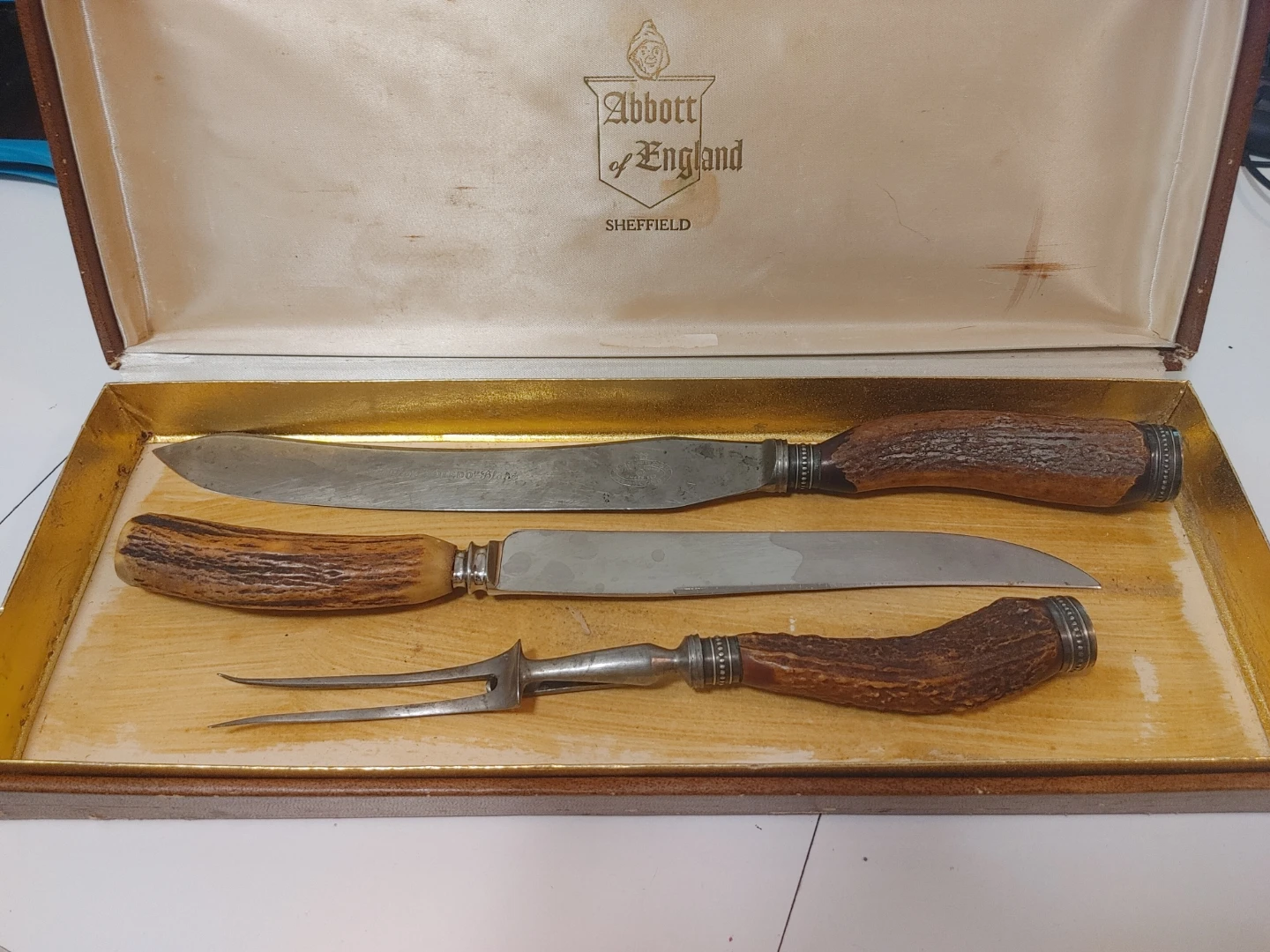 Abbott of England Sheffield Carving Set