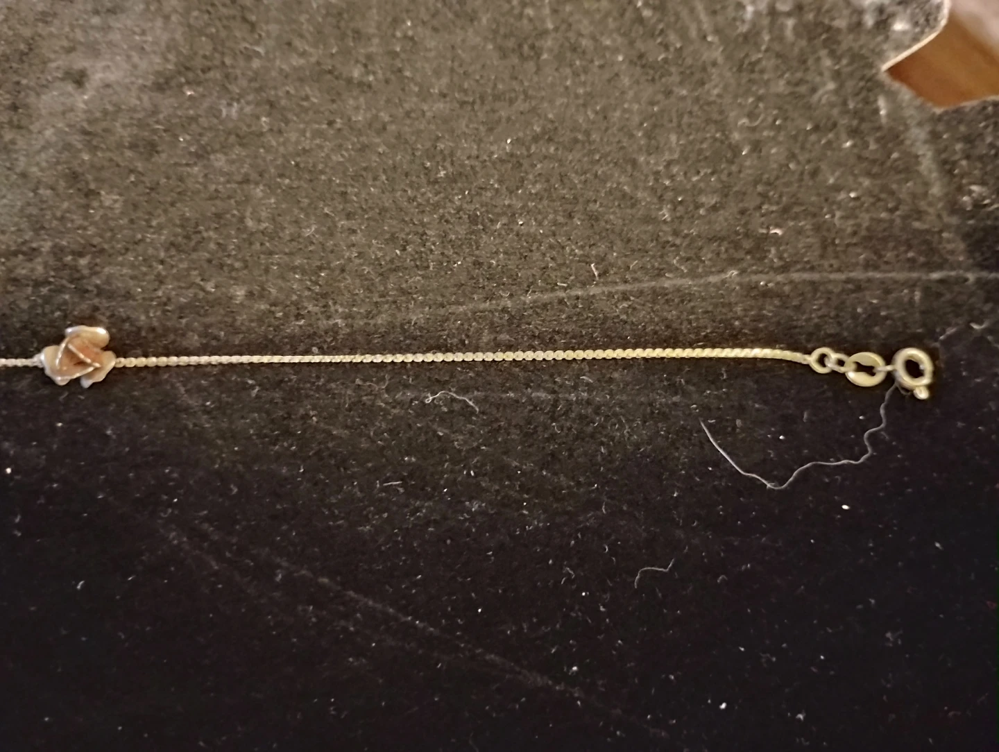 Delicate 14 Karat Rose Charm Bracelet - photo 5