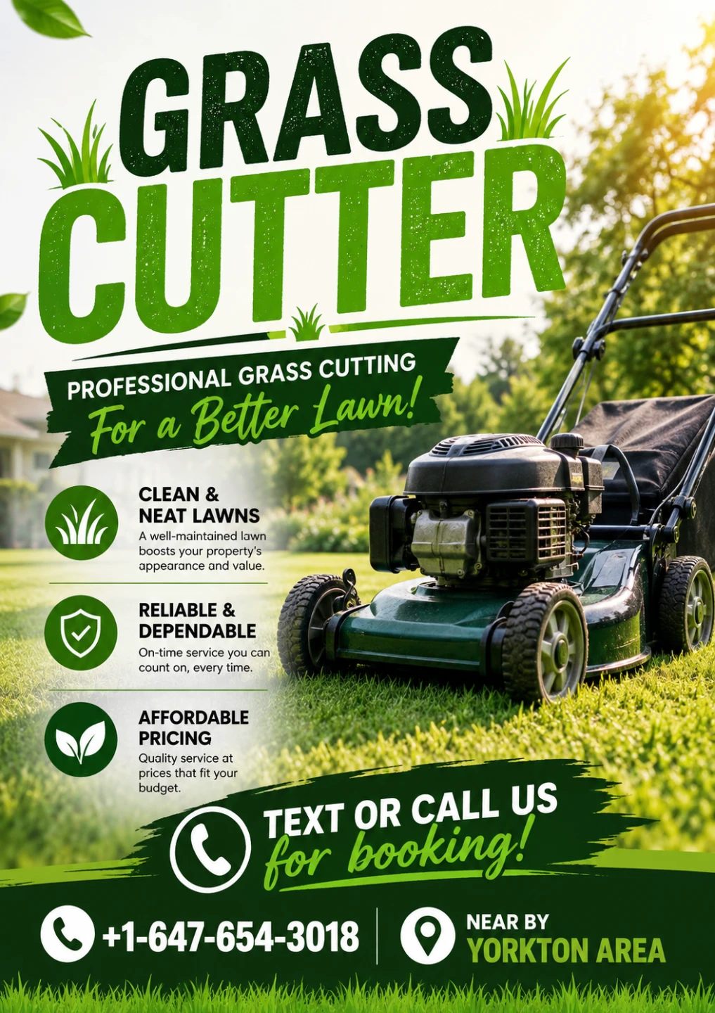 Grass cutting