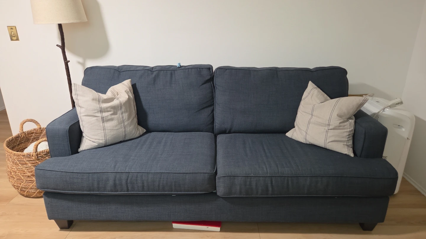 Large navy 2 seater