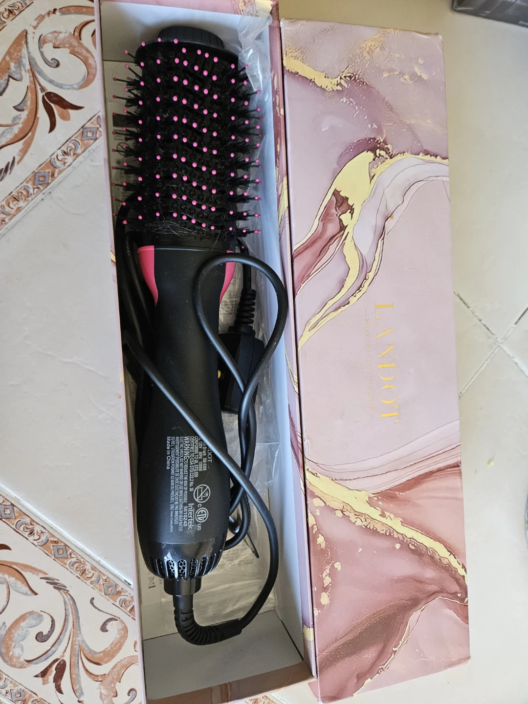 LANDOT SM-5388 1000W Hair Dryer Brush
