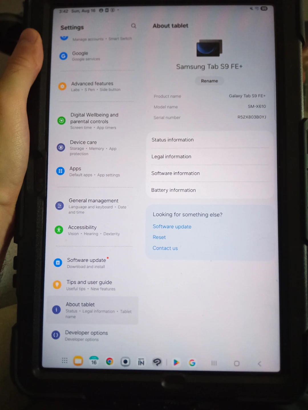 Samsung Galaxy Tab S9 FE+ Tablet